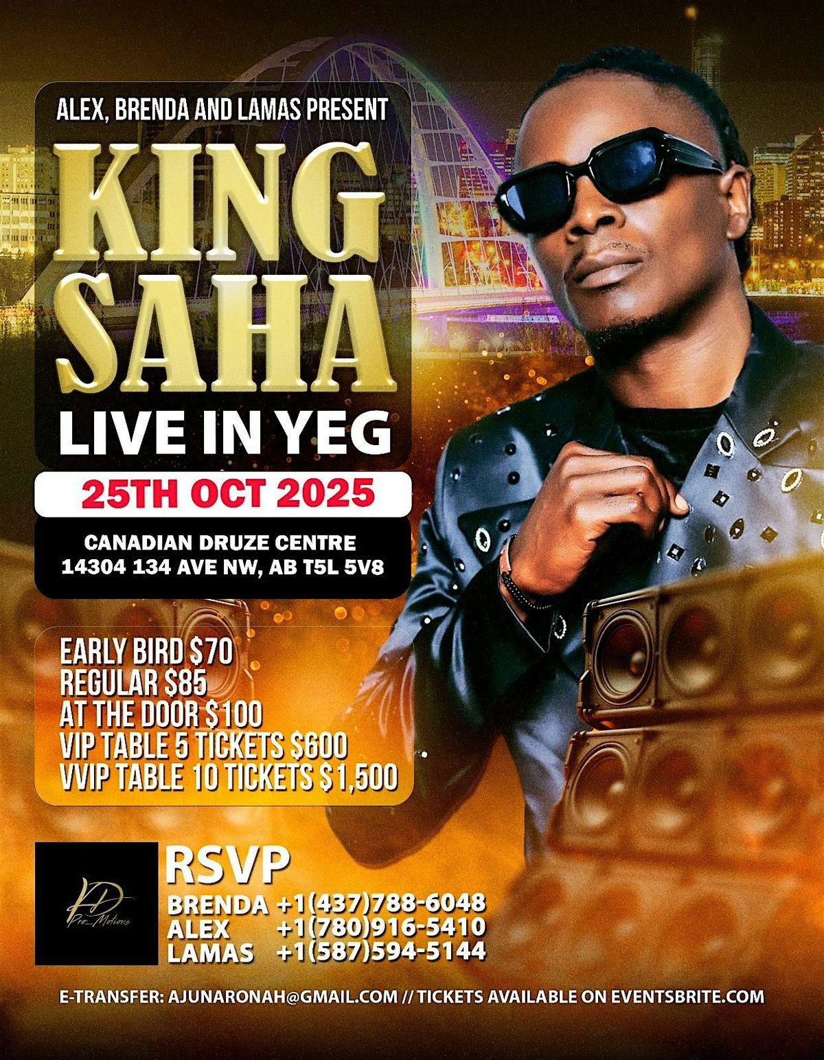 King Saha Live in Edmonton