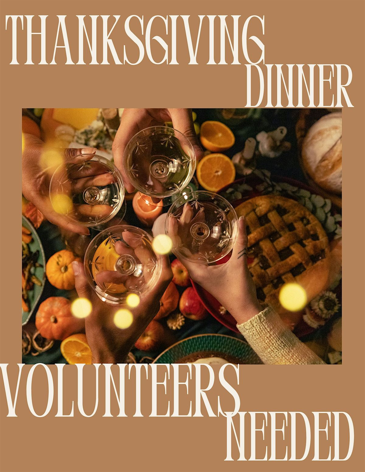 Thanksgiving Dinner Volunteer Event \u2013 Serve with Heart at The Rock Church!