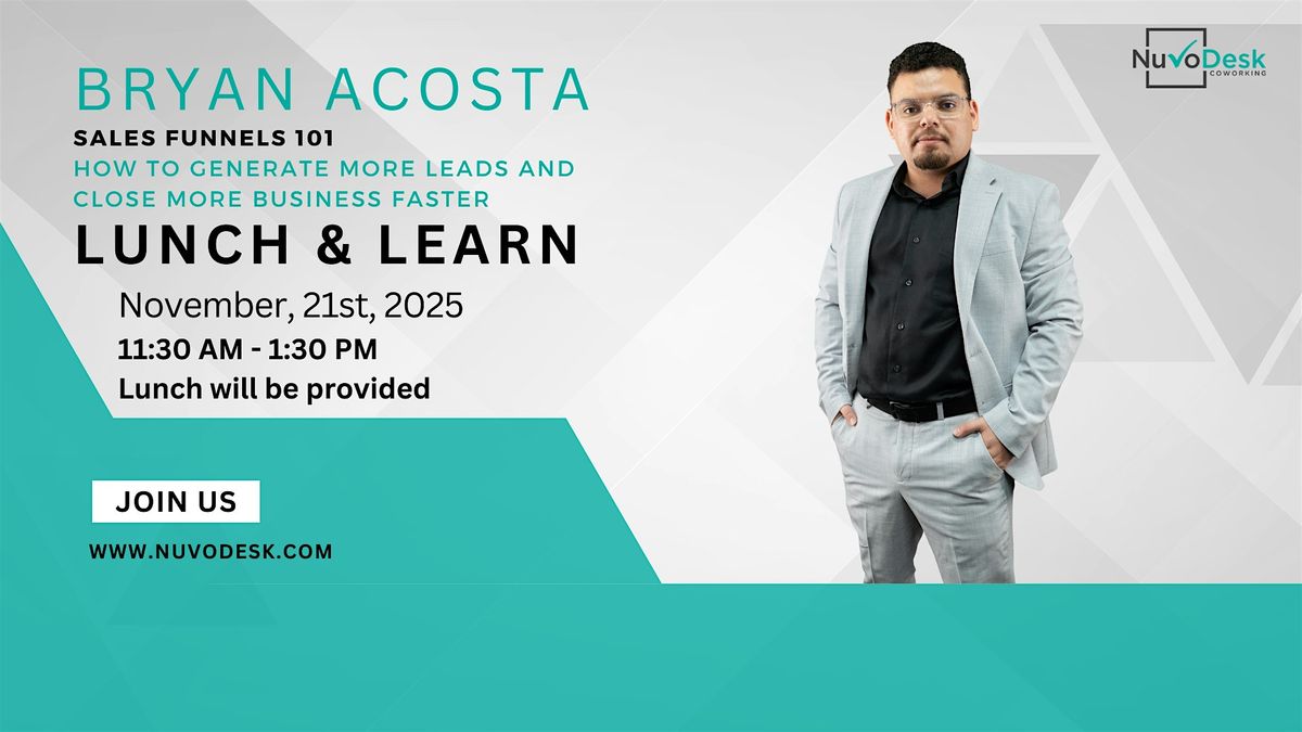 Sales Funnels 101 FREE Workshop