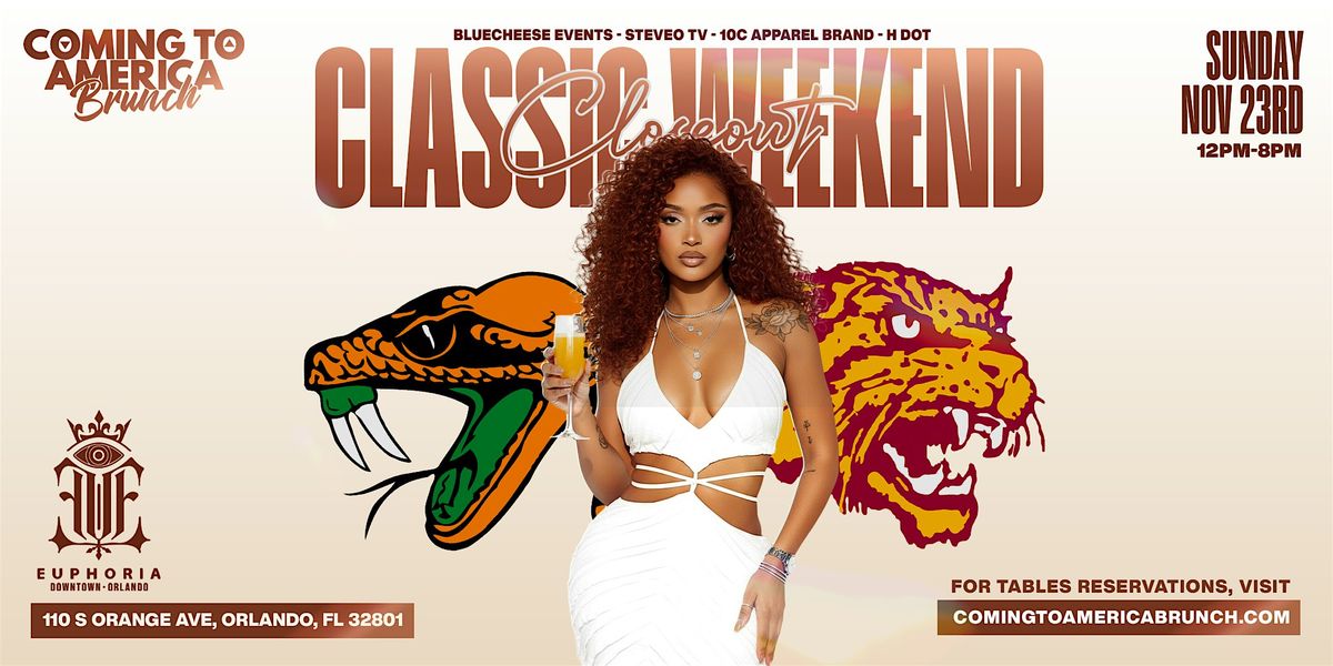 COMING TO AMERICA BRUNCH: "CLASSIC CLOSEOUT" EDITION
