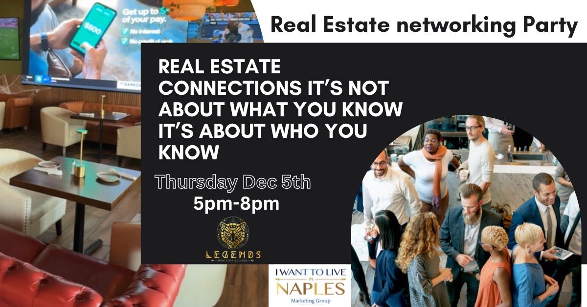 Real Estate Connections Networking Party Dec.5th