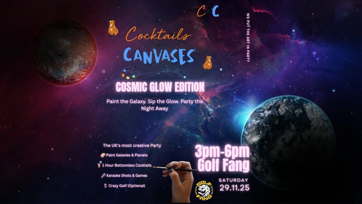 Cocktails N Canvases x Golf Fang 'Cosmic Glow Edition' - Black Friday Weekend