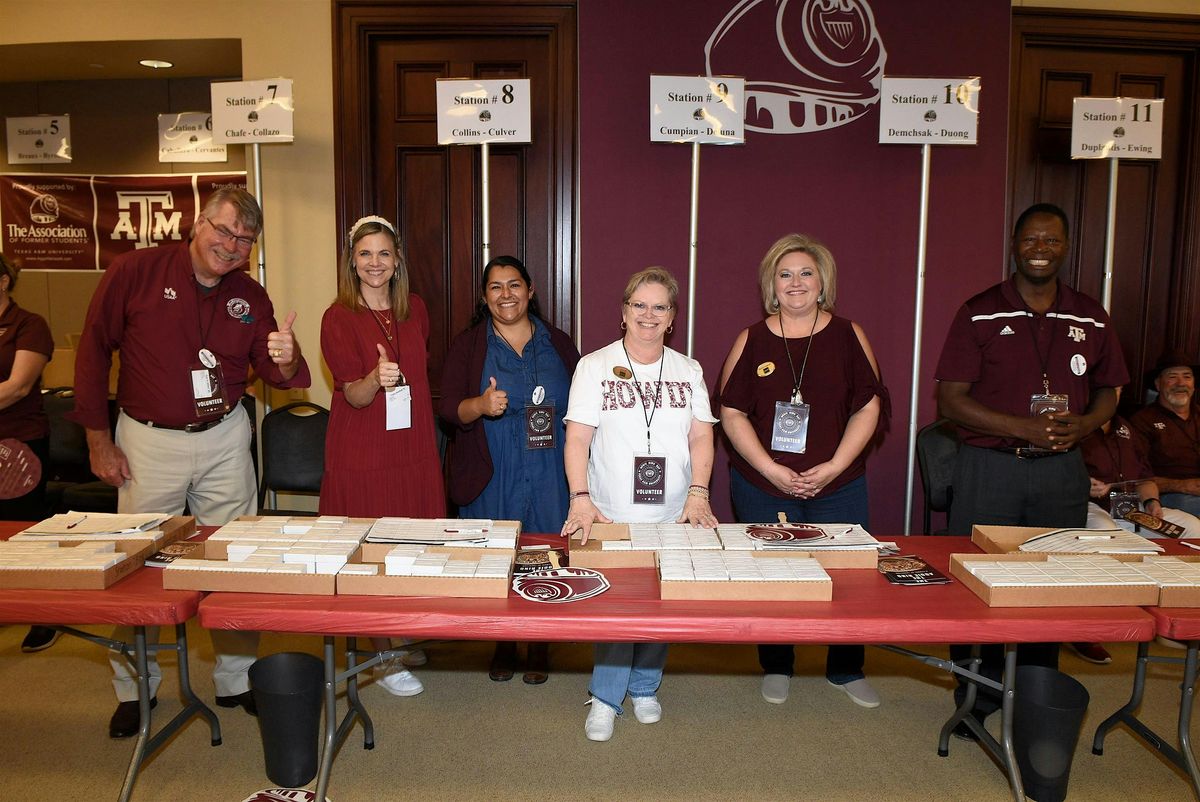Friday, October 17, 2025: Aggie Ring Day Volunteer Registration