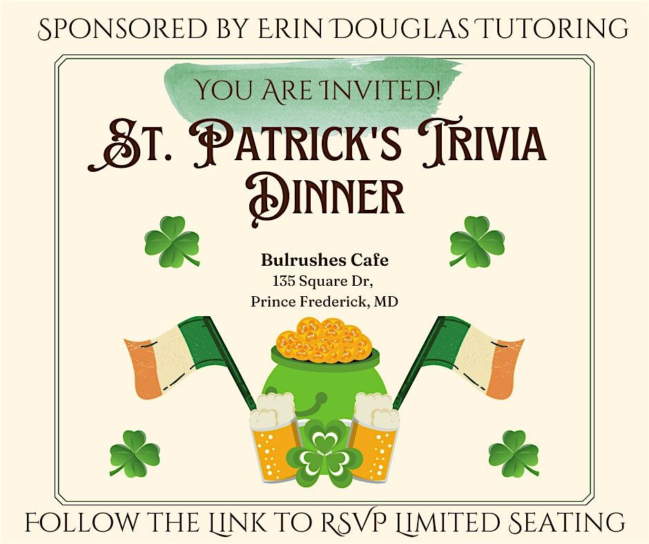 Family Night Trivia and Irish Foods