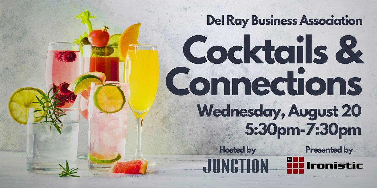 DRBA  August Cocktails & Connections
