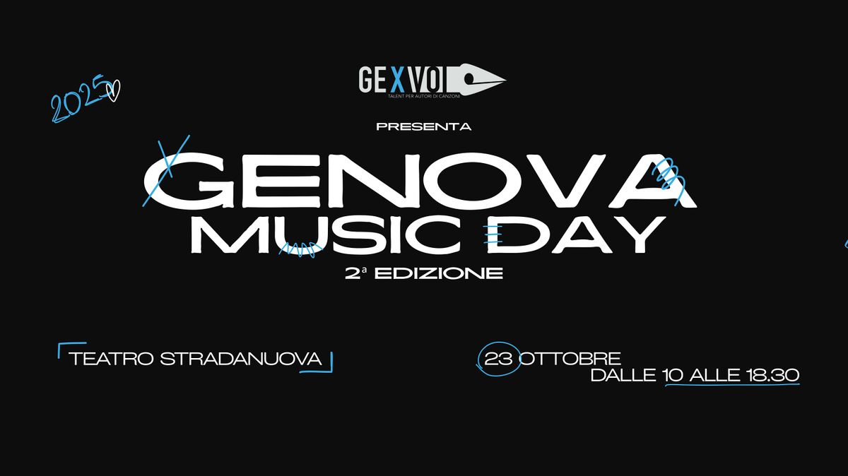 GENOVA MUSIC DAY 2025 - 2a edizione