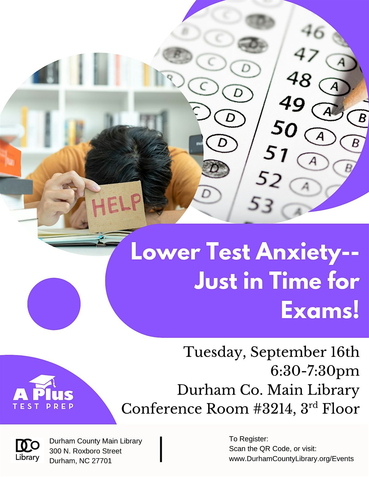 Lowering Test Anxiety