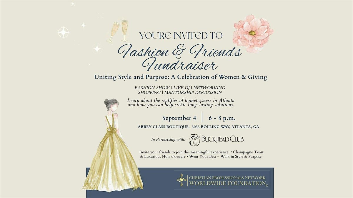 Fashion and Friends Fundraiser