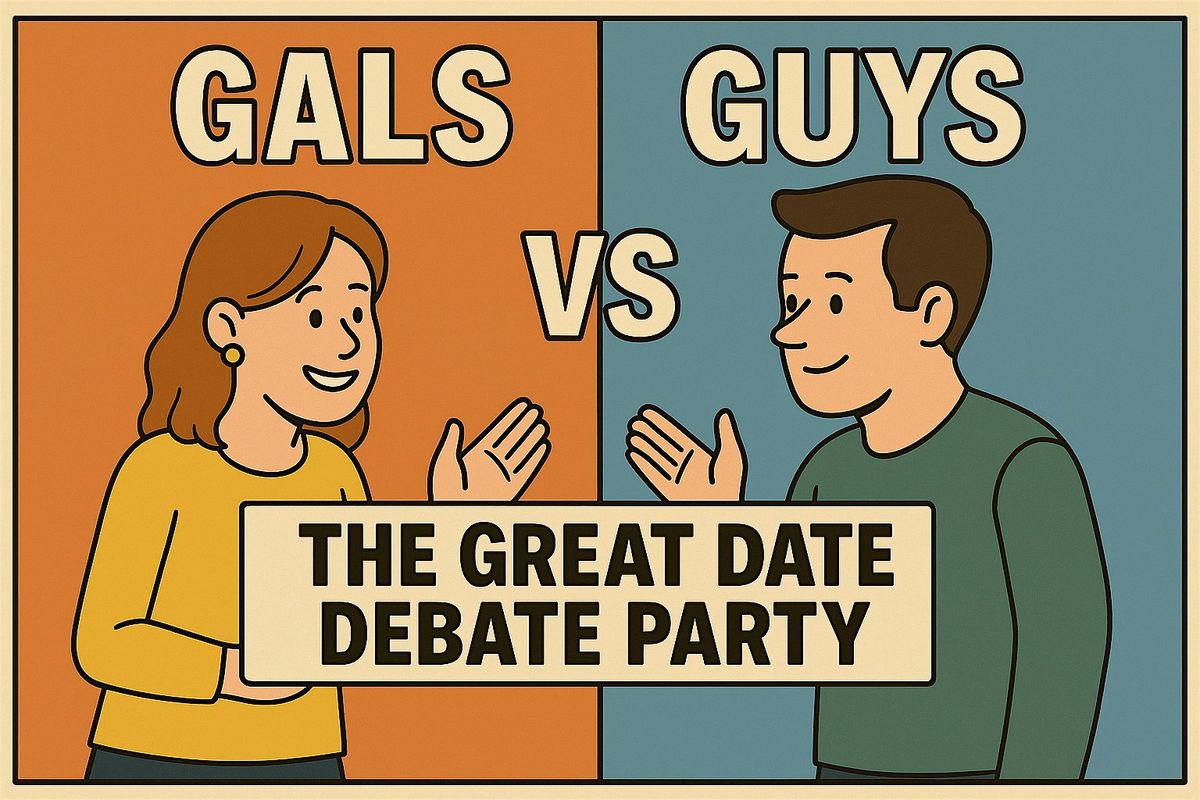 The Gals VS Guys Great Date Debate Party