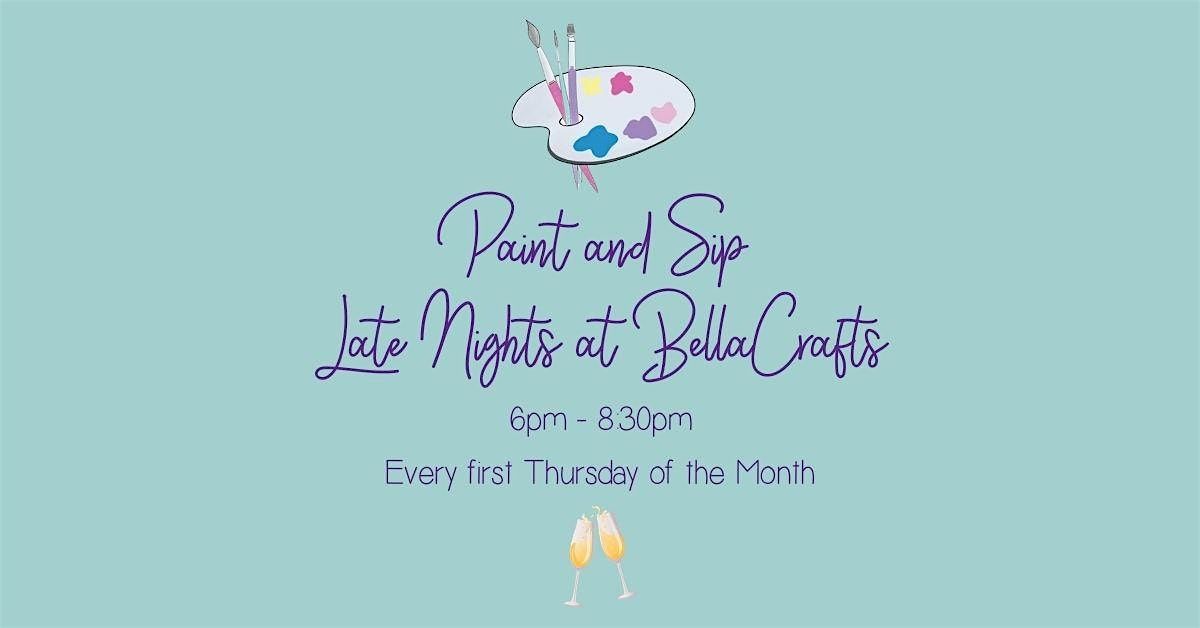 Paint & Sip Late Night Adult Craft Night
