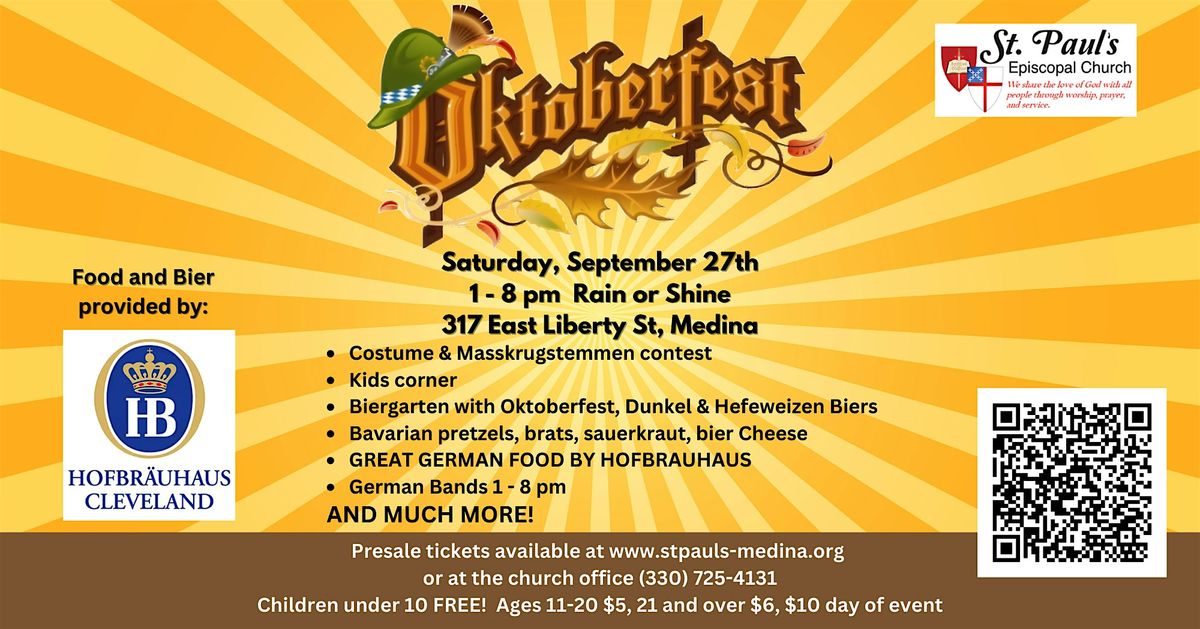 Oktoberfest 2025 St. Pauls Medina
