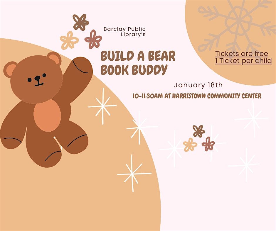 Build a Bear Book Buddy, Harristown Community Center