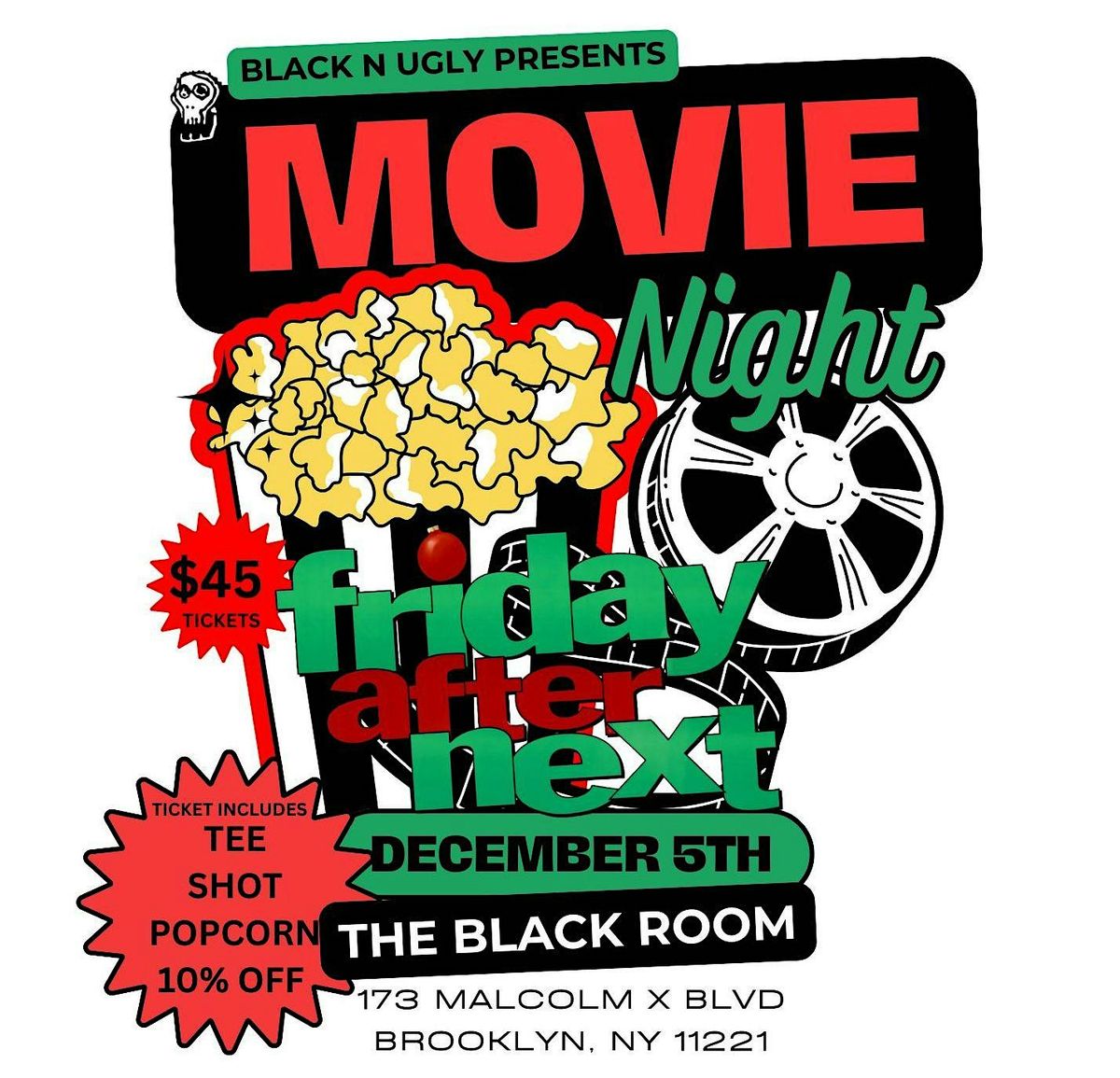 The Black Room Presents: Movie Night (Friday After Next)