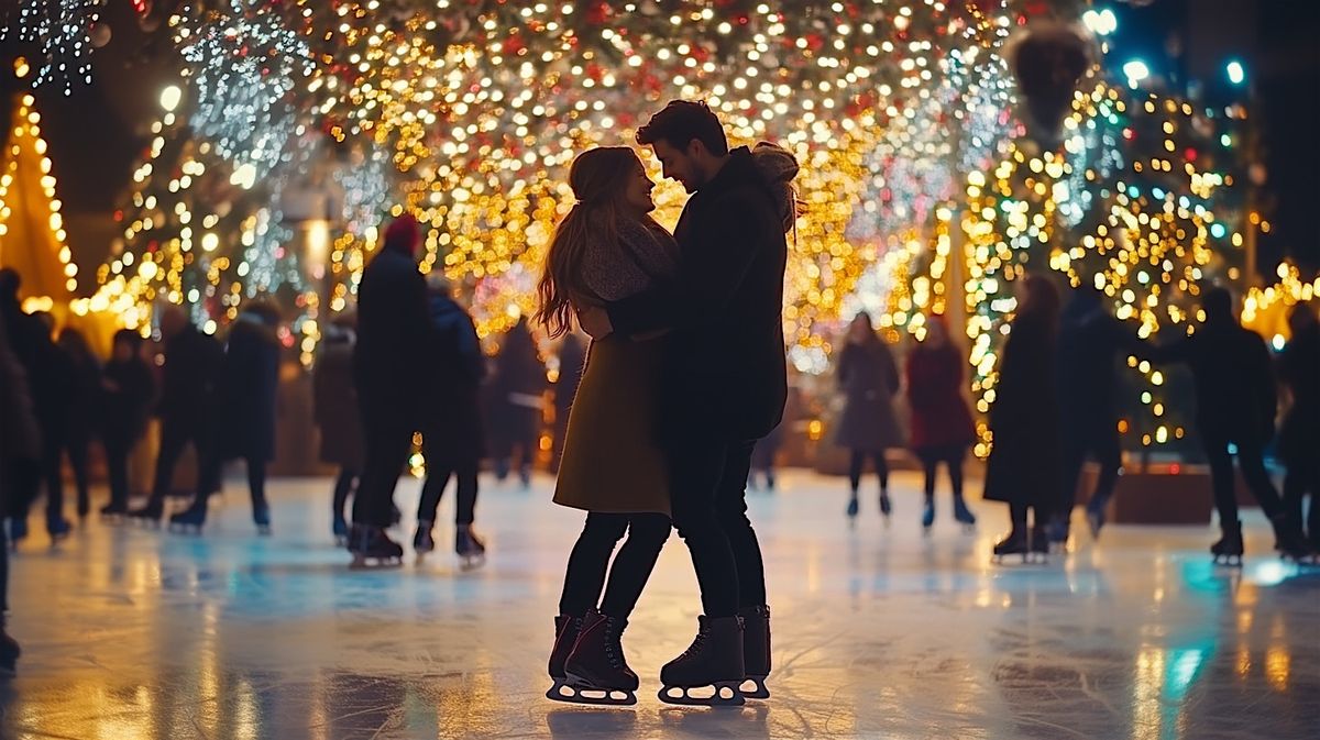 Eislaufen f\u00fcr Singles - Vorweihnachtliche Romantik auf dem Eis