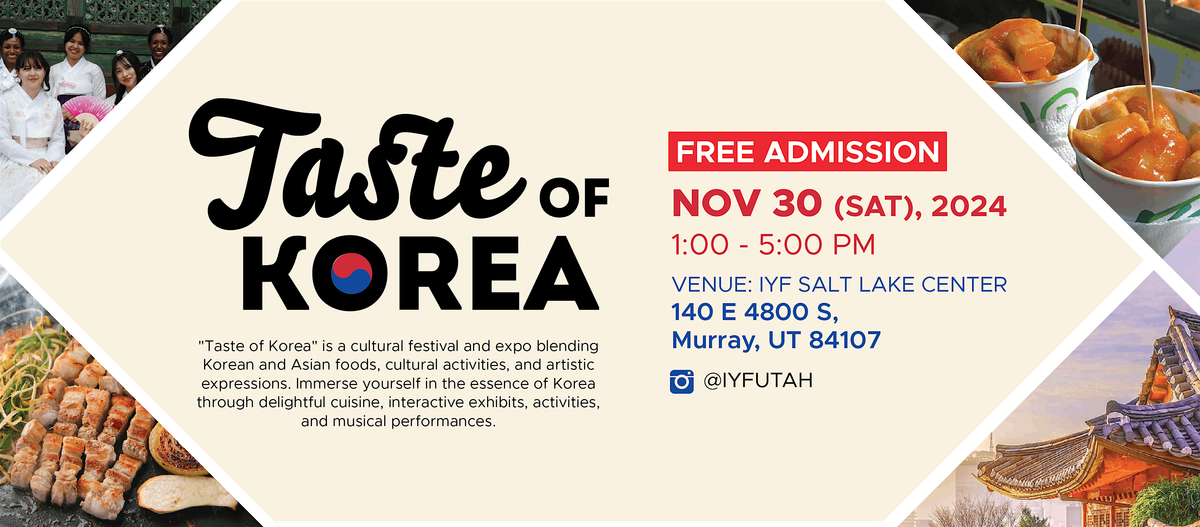 2024 Taste of Korea in Salt Lake City