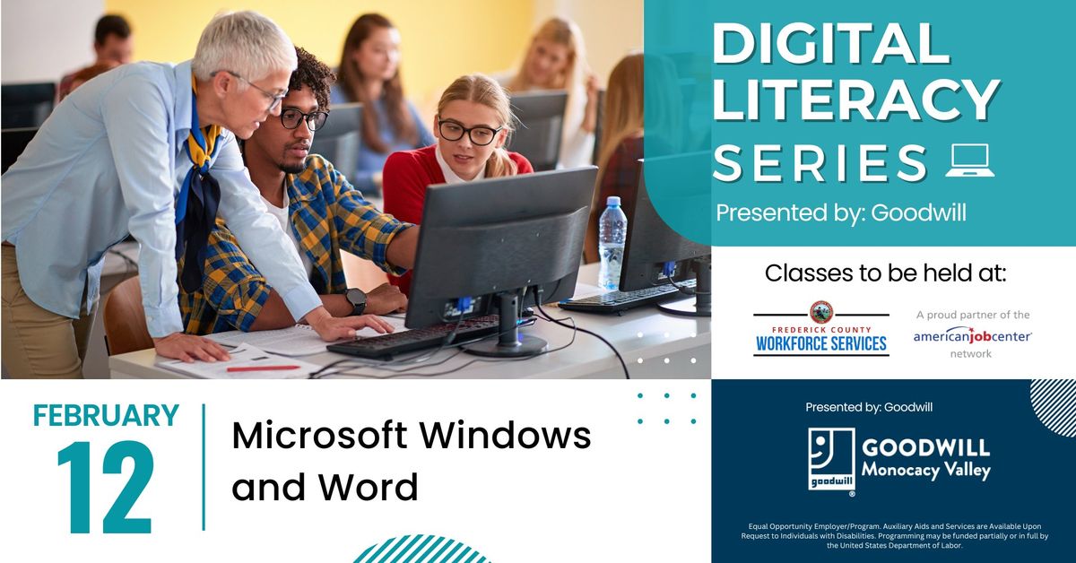 Digital Literacy: Microsoft Windows and Word