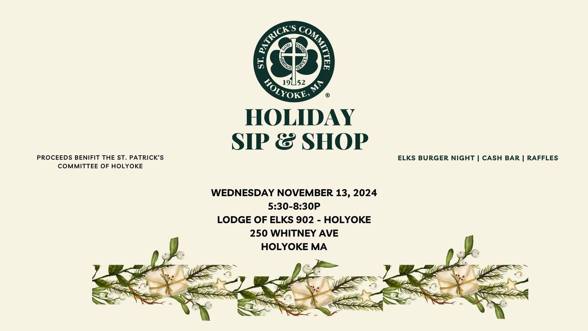 Holiday Sip & Shop