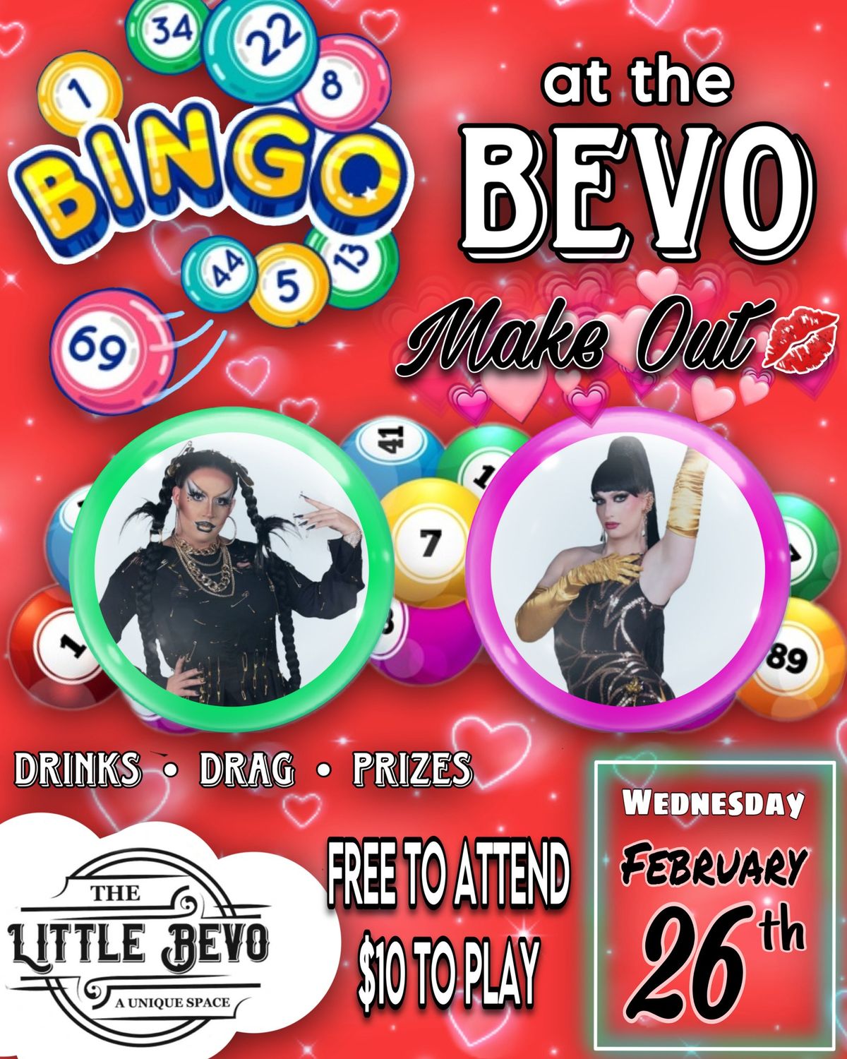 Drag Bingo: Make Out! \ud83d\udc8b