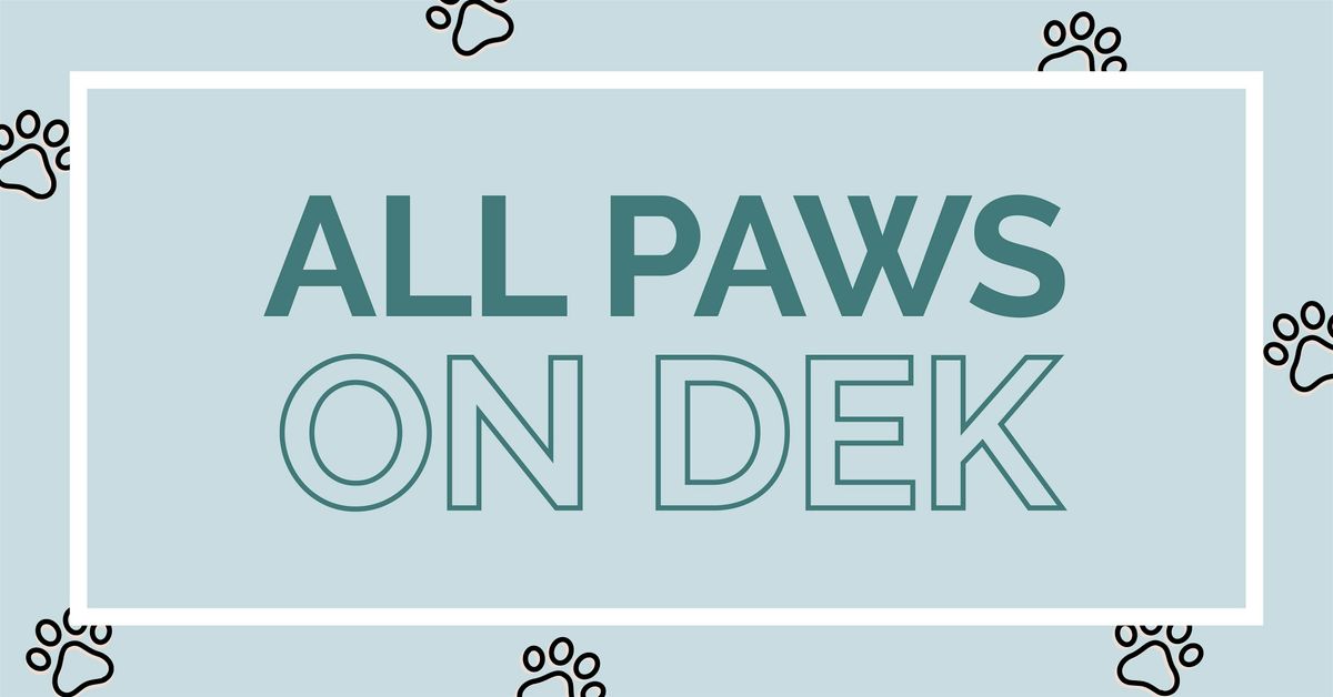 All Paws on Dek: A Pet Fostering Party on the Jdek