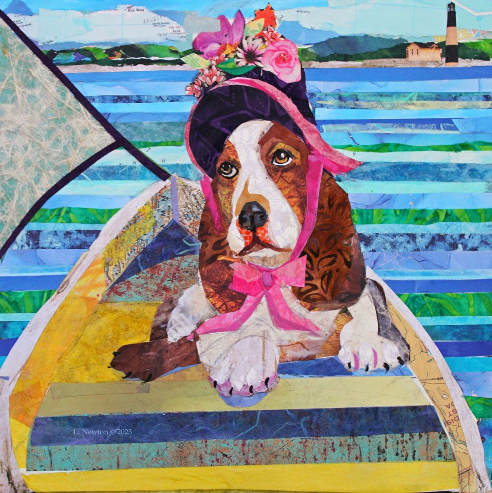 Pet Portraits in Collage with Li Newton