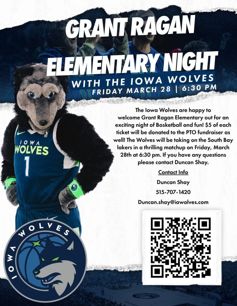 Grant Ragan Night with the Iowa Wolves