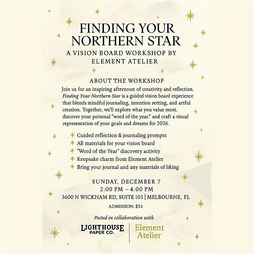Finding Your Northern Star | A Vision Board Workshop by Element Atelier