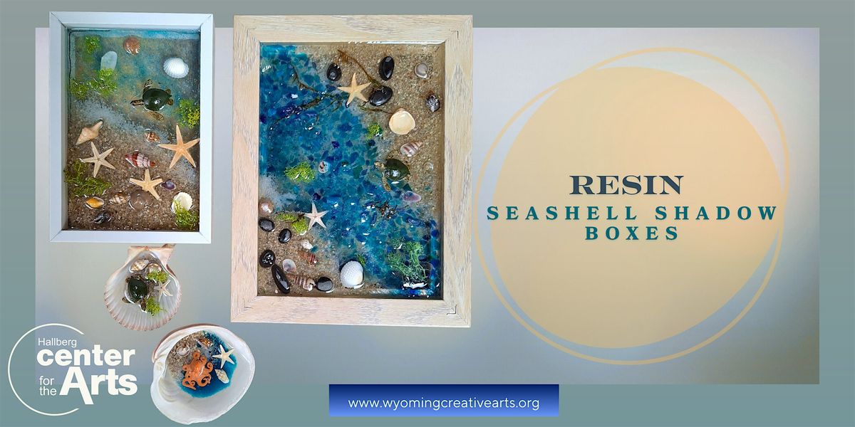 Resin Seashell Shadow Boxes