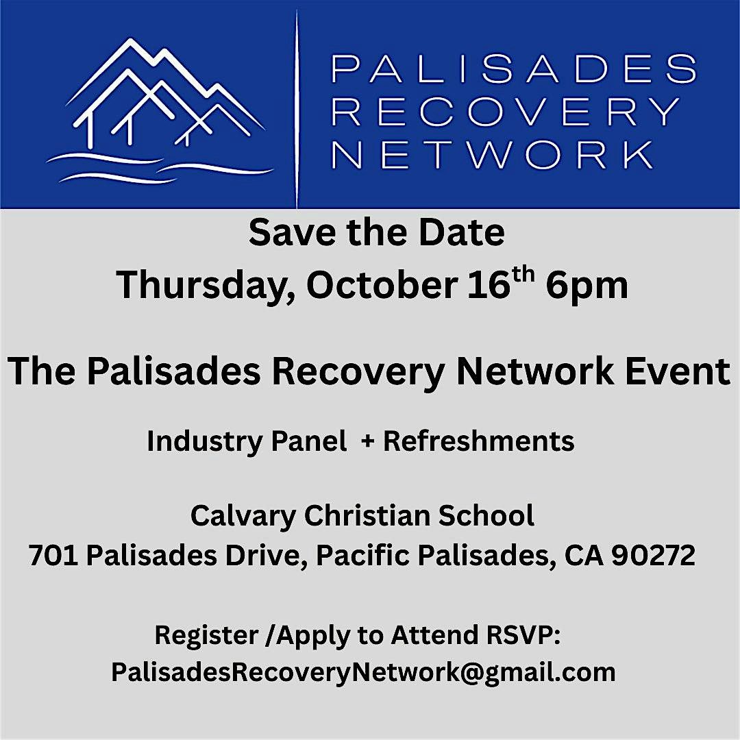 Palisades Recovery Network Event