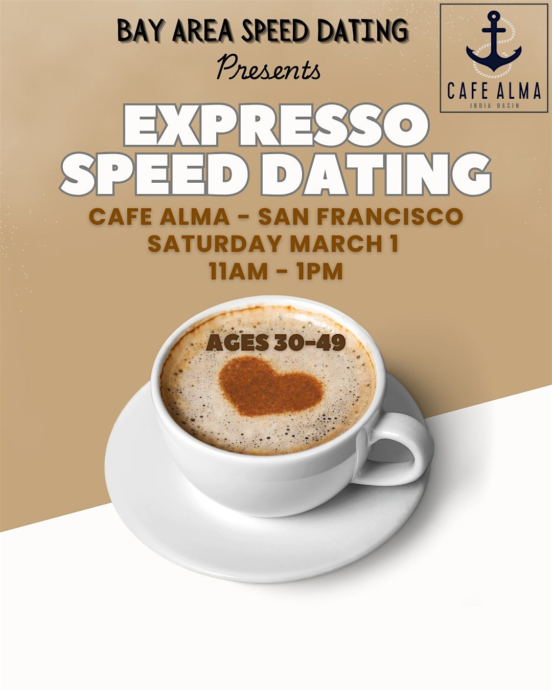 EXPRESSO SPEED DATING SF  I  Ages 30-49