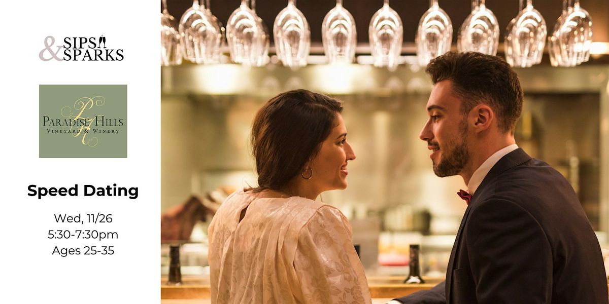 Speed Dating Ages 25-35 in Wallingford, CT at Paradise Hills Vineyard