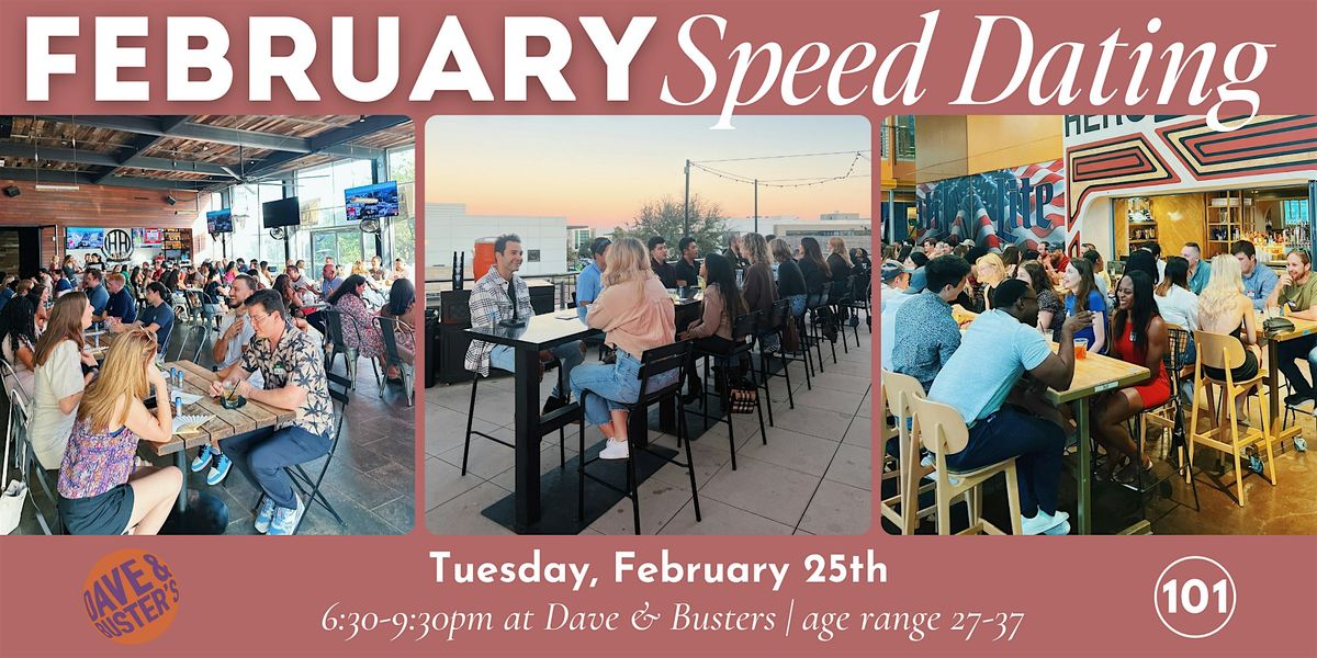 Dallasites101 Speed Dating & Singles Mixer (ages 27-37)