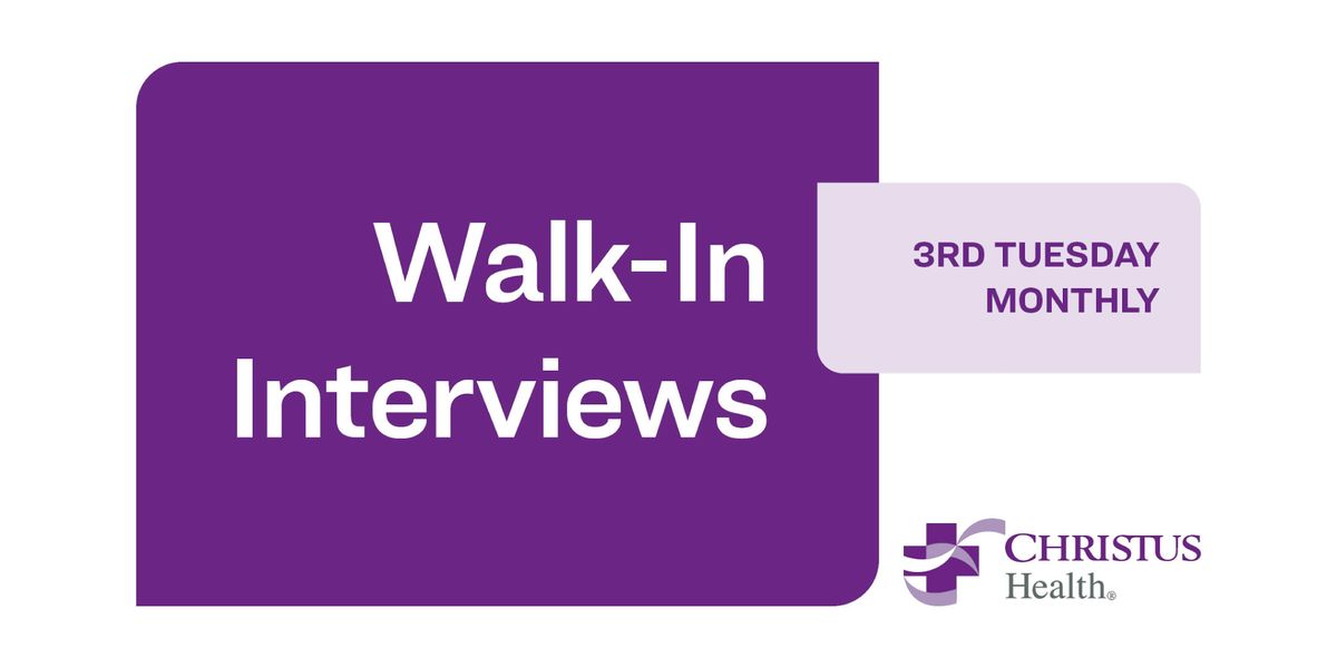 Walk-in Interviews for CHRISTUS Spohn Shoreline