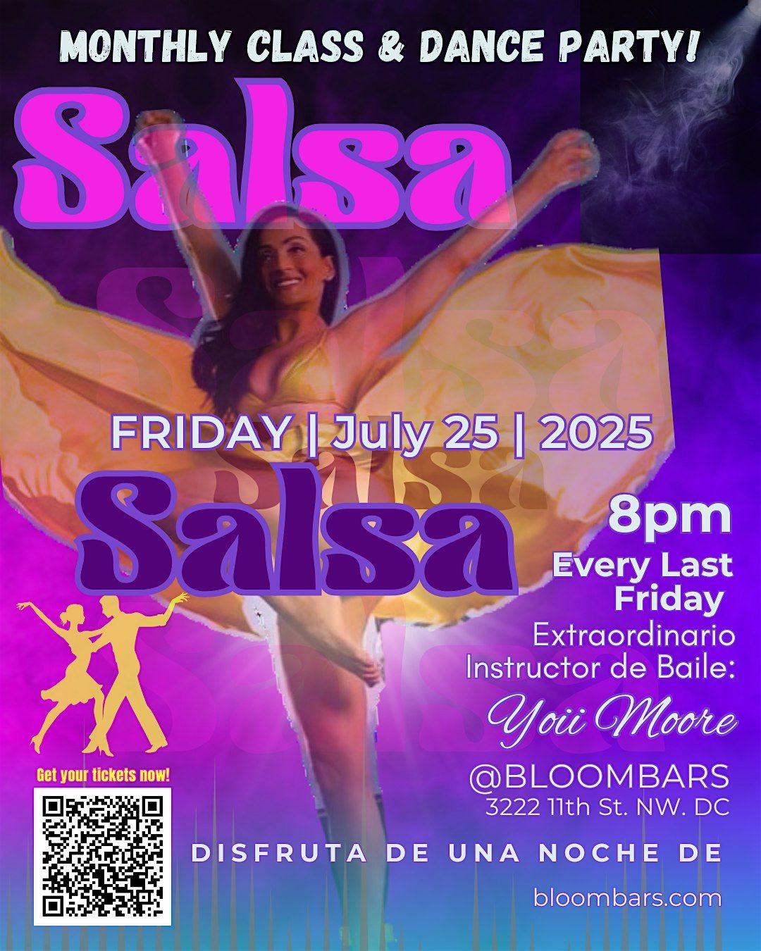 Salsa\/Bachata Dance Class & Party w\/Yoii Moore
