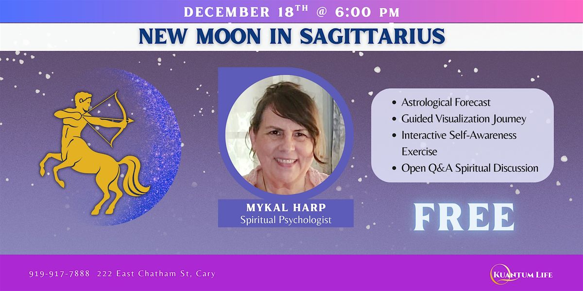 New Moon in Sagittarius Celebration