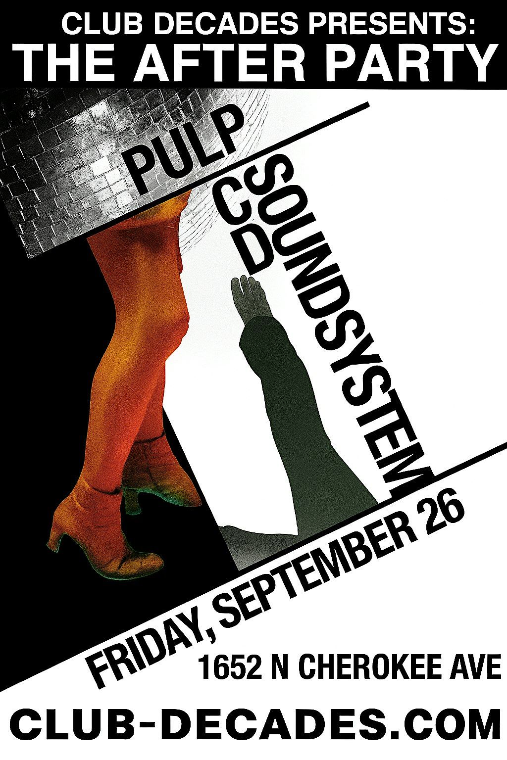 LCD Soundsystem \/ Pulp After Party 9\/26 @ Club Decades