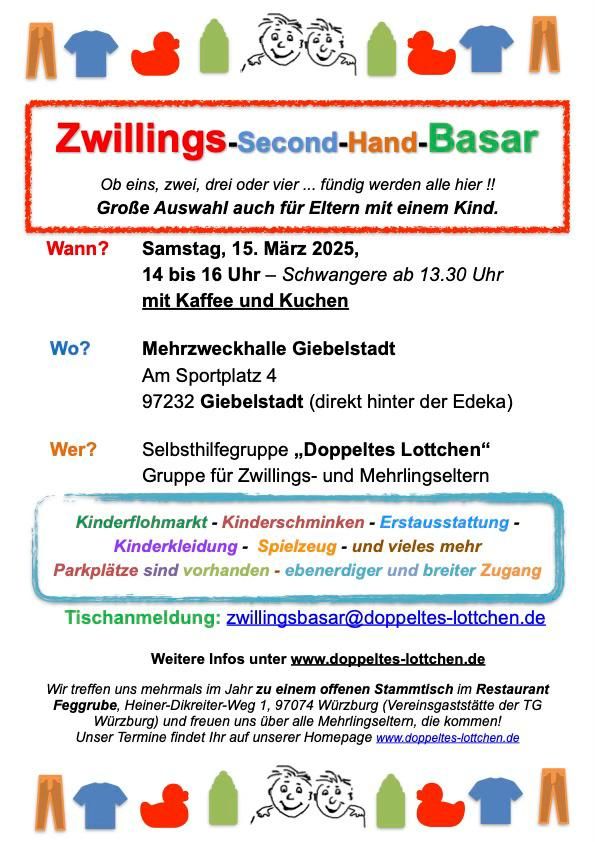 Zwillings-Second-Hand-Basar (Landkreis W\u00fcrzburg)