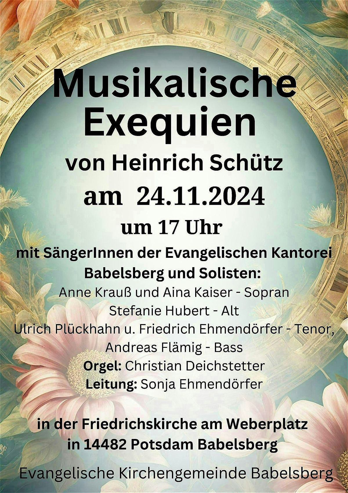 Musikalische Exequien von Heinrich Sch\u00fctz