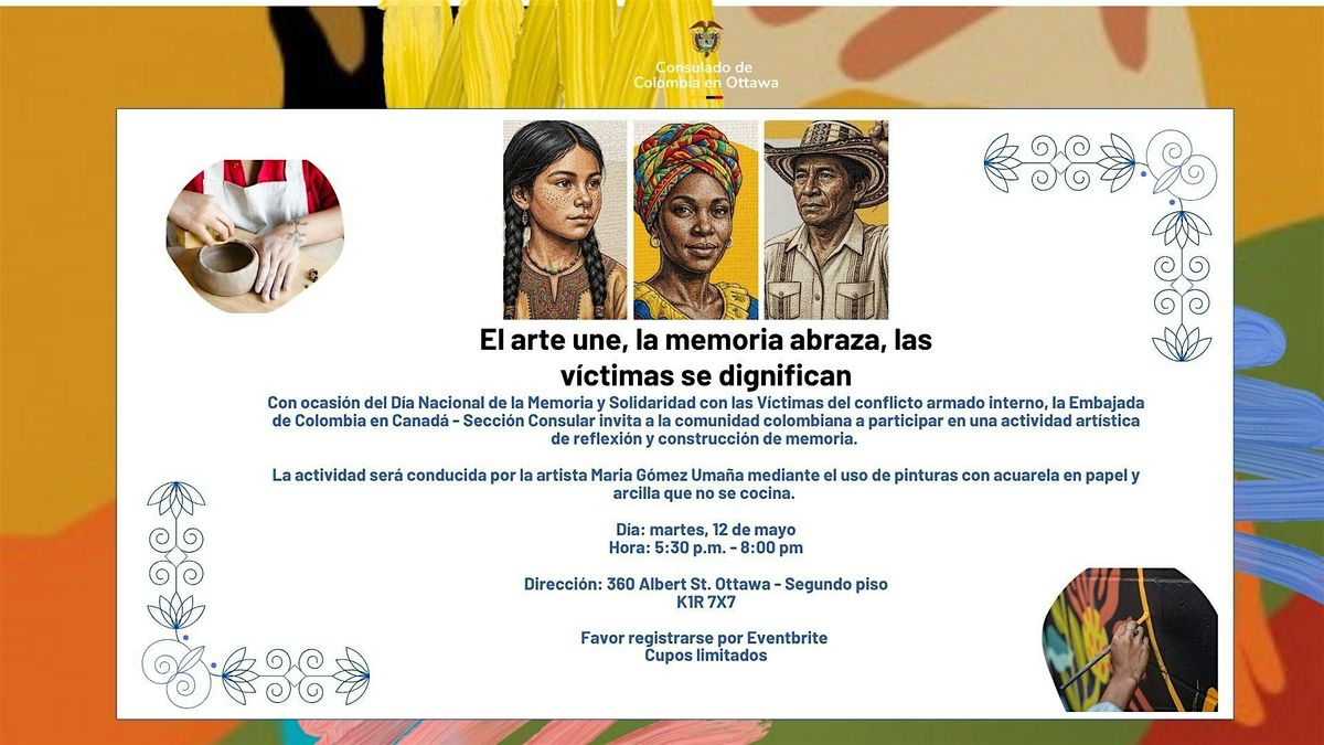 El arte une, la memoria abraza, las v\u00edctimas se dignifican