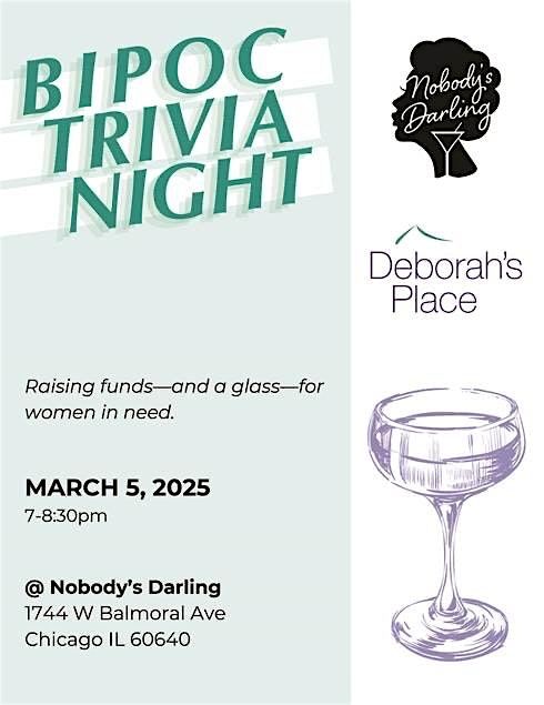 BIPOC Trivia - A Benefit for Deborah\u2019s Place