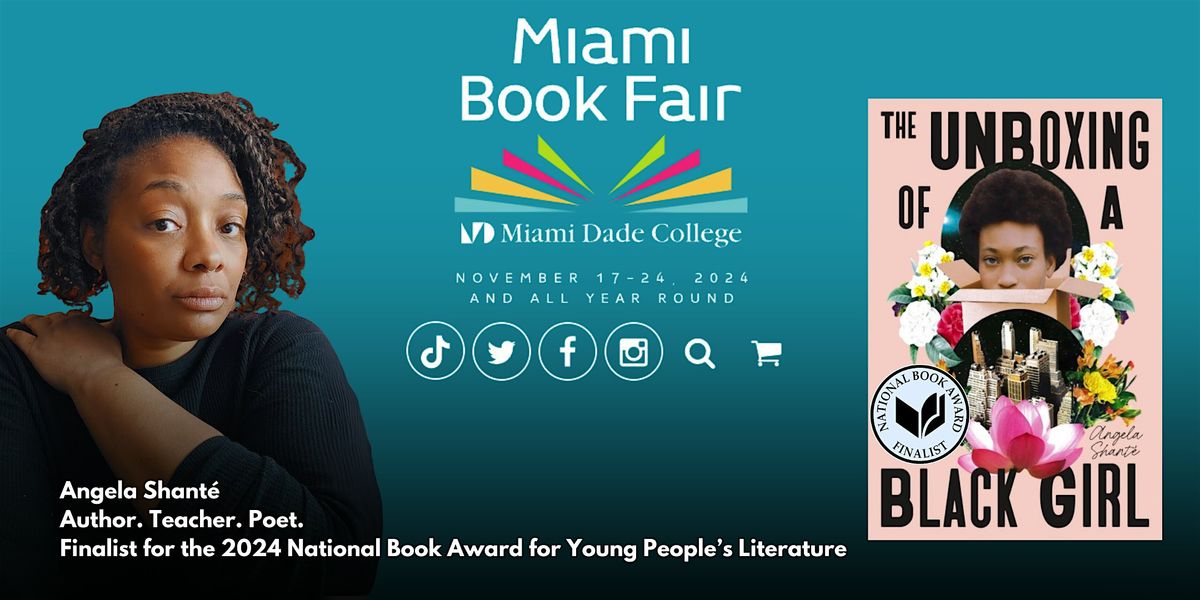 (MIAMI) Miami Book Fair x Angela Shant\u00e9