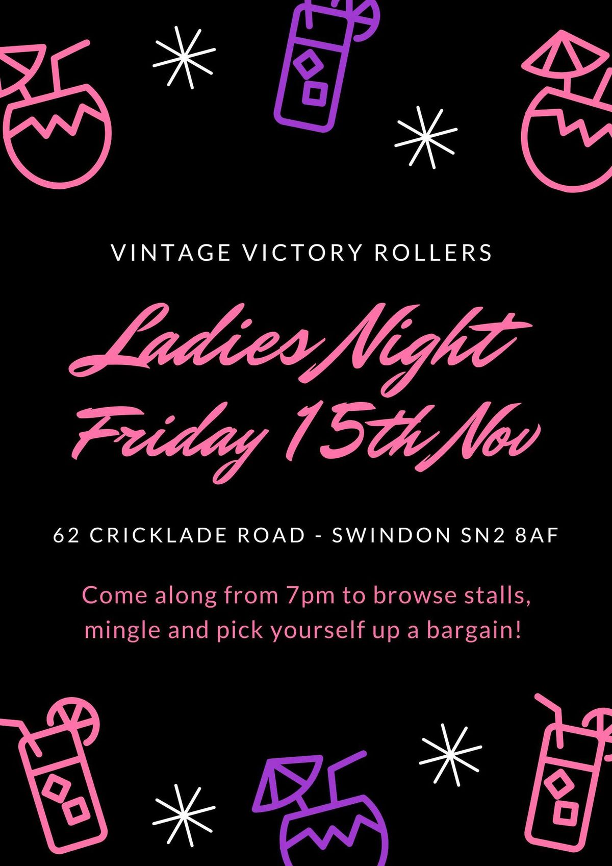 Ladies Night at Vintage Victory Rollers