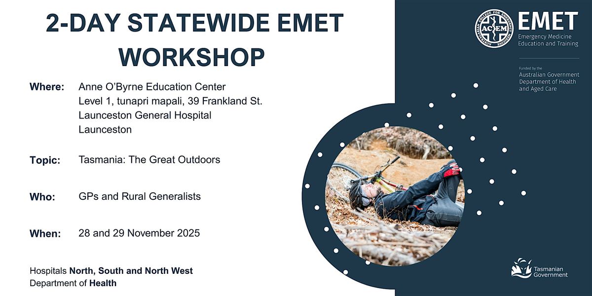 2-day Statewide EMET Workshop 2025