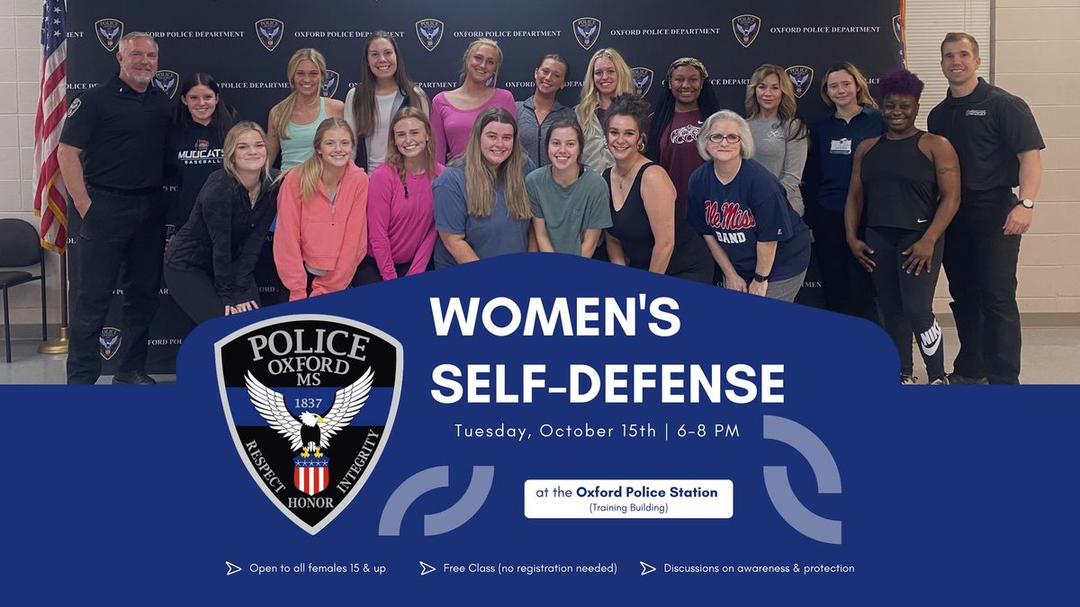 OPD's Free Women's Self-Defense Class