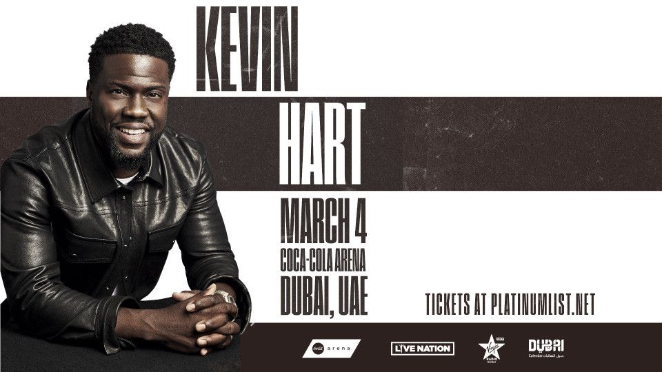 Kevin Hart Live in Coca-Cola Arena, Dubai