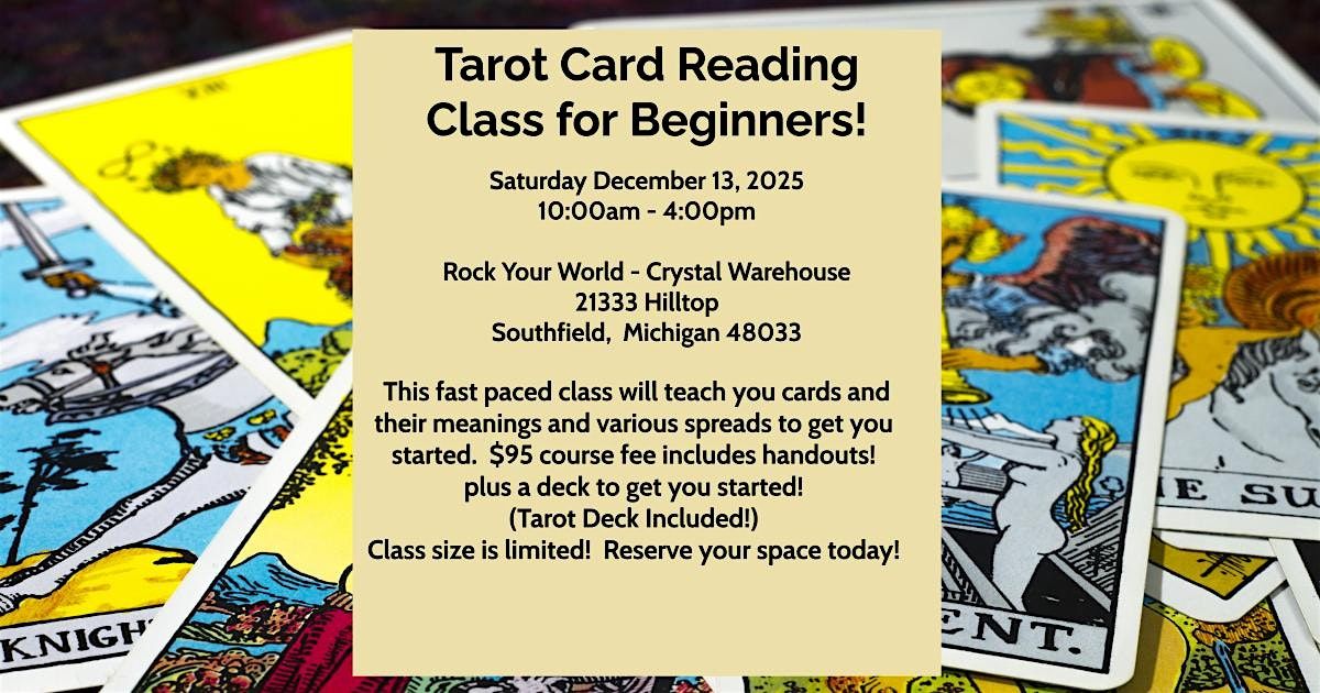 Tarot Class for Beginners!