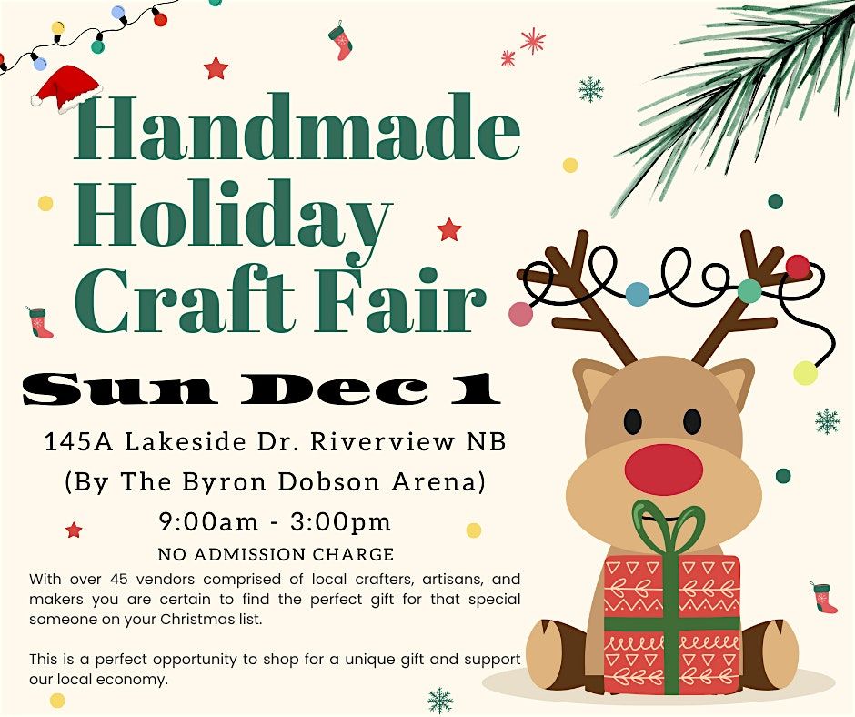 4th Annual Handmade Holiday Craft fair