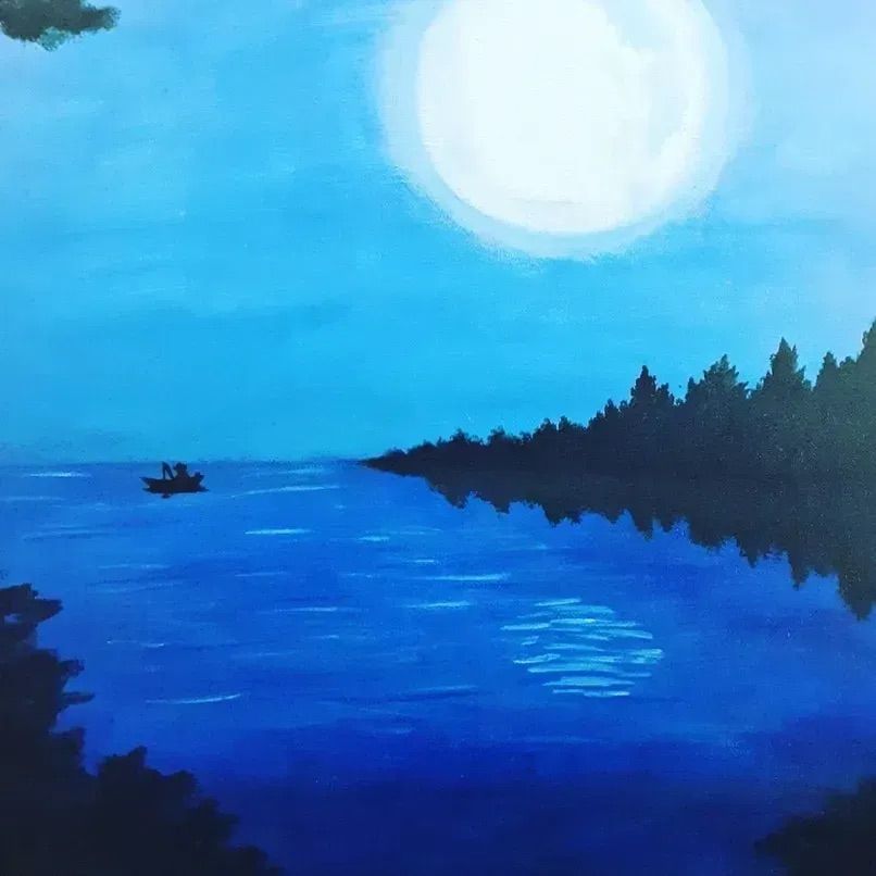 Acrylic day painting class May 6th @ 12 pm