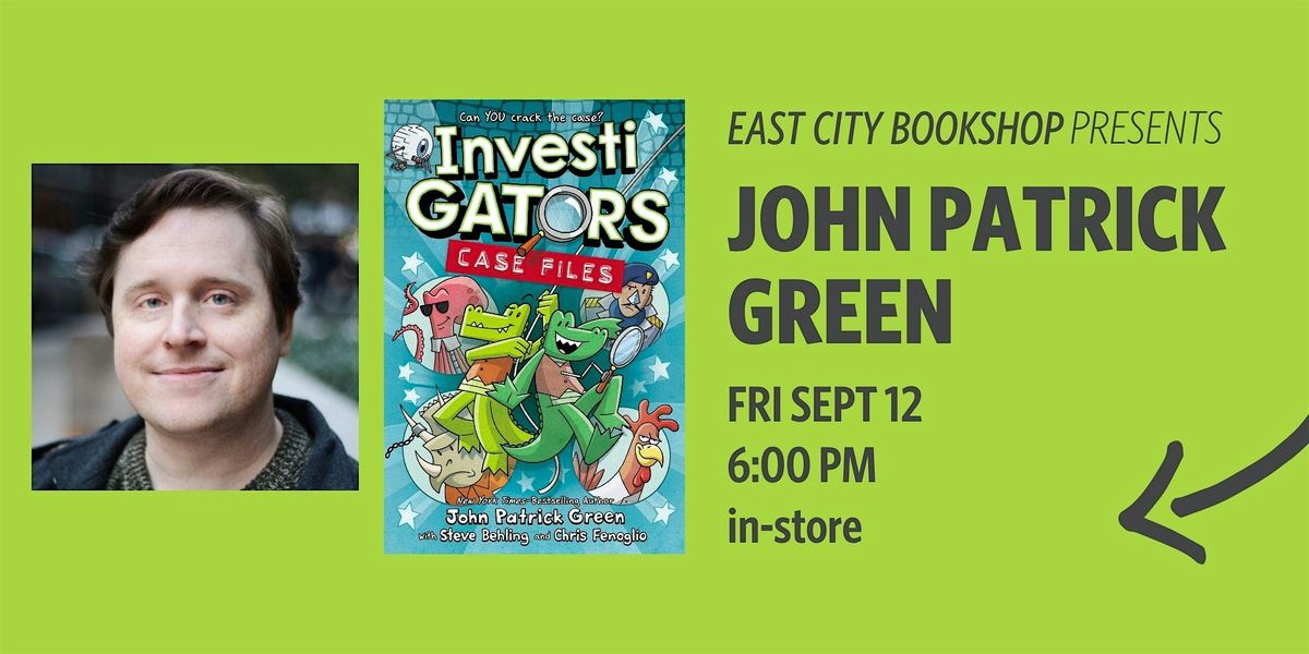 In-Store Event: John Patrick Green, InvestiGators: Case Files