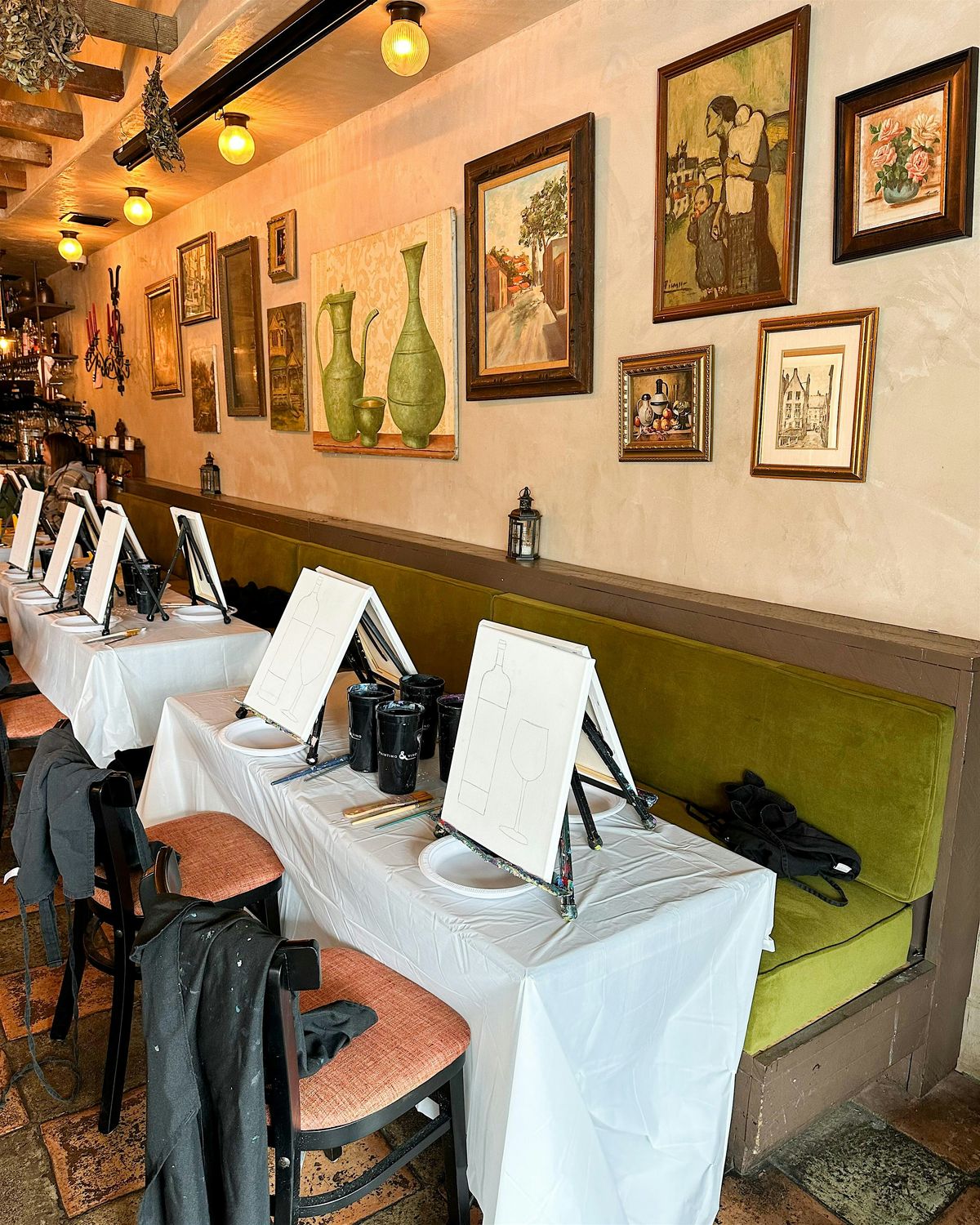 Spooky Sip & Paint Saturdays @ Bacari W. Adams!