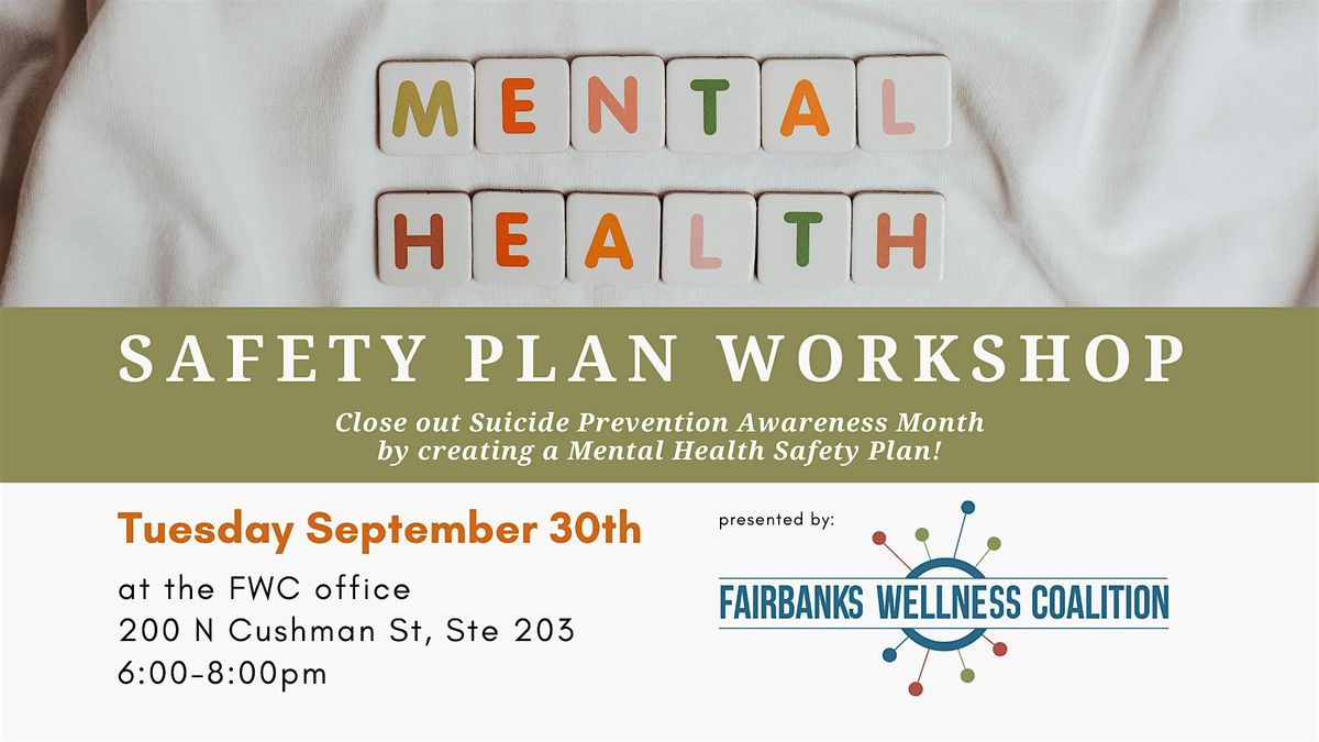 Create a Mental Health Safety Plan w\/ FWC!